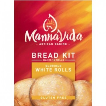 Mannavida Gluten Free Glorious White Bread Rolls Mix 415g